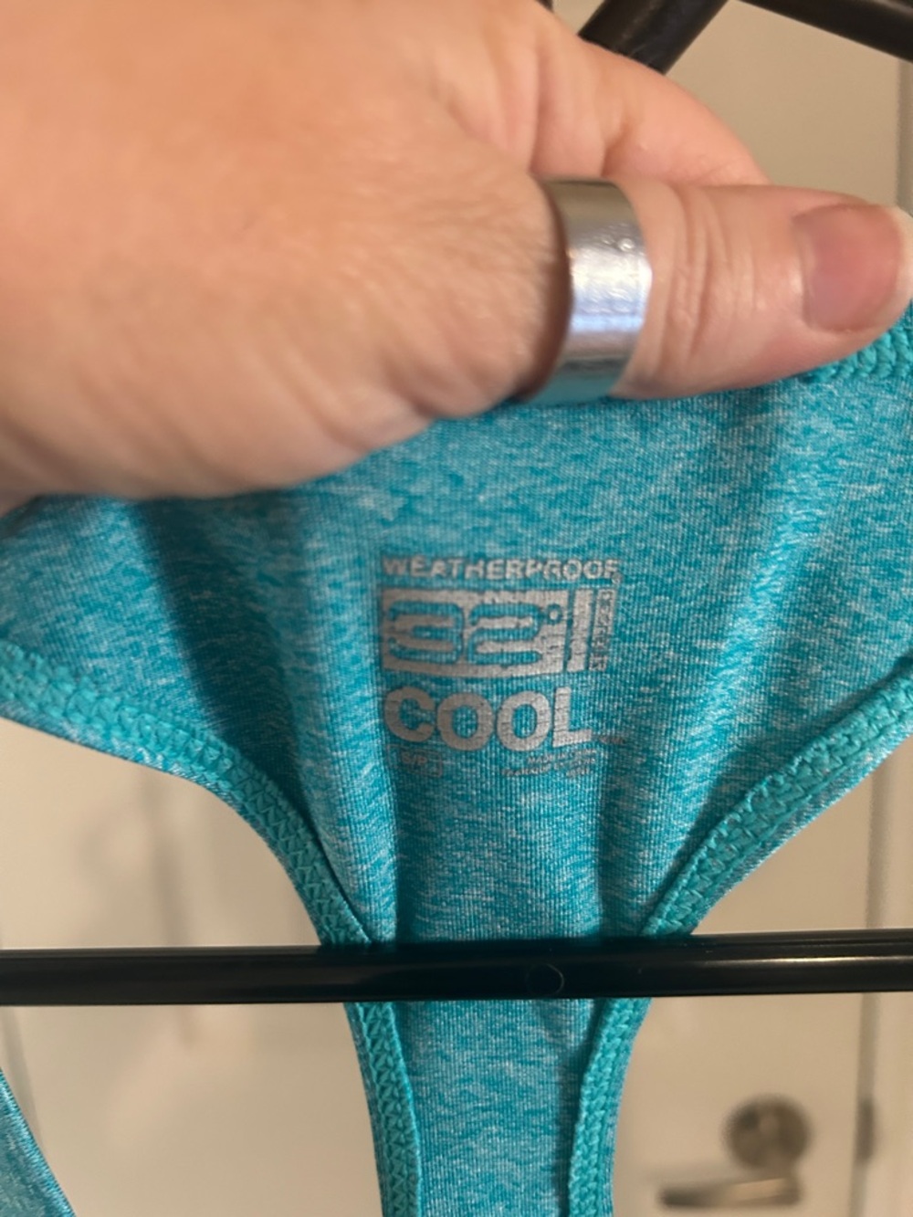 32 Degrees Teal Racerback Tank Top - Picture 3 of 5
